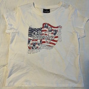 Graphic cropped tshirt